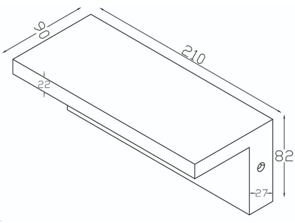 Top Light - LED Utomhus vägglampa med sensor LED/10W/230V 4000K IP54