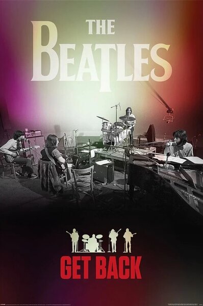 Poster, Affisch The Beatles - Get Back, (61 x 91.5 cm)
