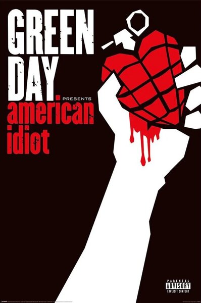 Poster, Affisch Green Day - American Idiot Album