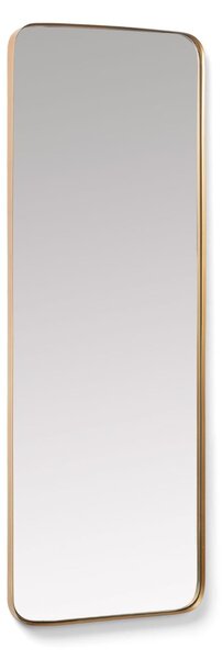 LAFORMA Marco väggspegel, rektangulär - spegelglas och guldstål