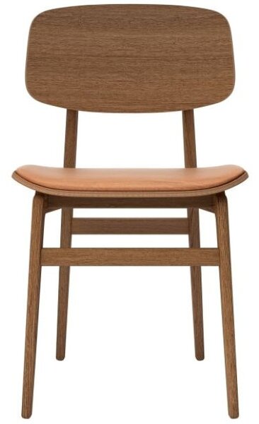 NY11 Dining Chair, Smoked Oak / Leather: Vintage Leather-Cognac 21000