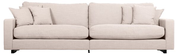 Valen soffa XL | Lagervara | Dun | 4-sits | Beige | Linneblandning