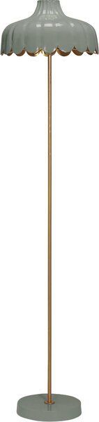 Wells golvlampa Grön/guld 150cm