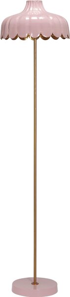 Wells golvlampa Rosa/guld 150cm
