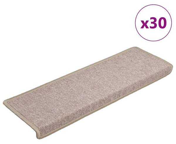 Trappmattor 30 st 65x21x4 cm Taupe