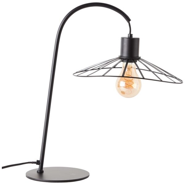 Brilliant - Bordslampa LEIKA 1xE27/52W/230V svart