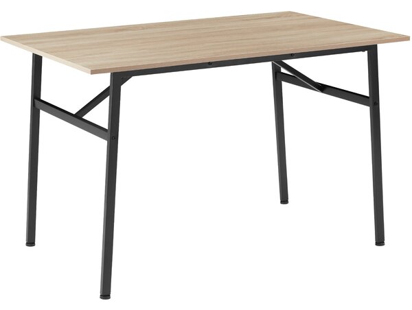 Tectake 404335 matbord swansea - industriellt lätt trä, ek sonoma