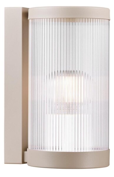 Nordlux - Vägglampa för utomhusbruk COUPAR 1xE27/25W/230V IP54 beige