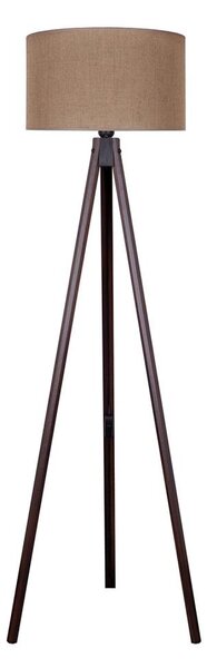 Duolla - Golvlampa 1xE27/60W/230V diameter 44 cm brun/wenge