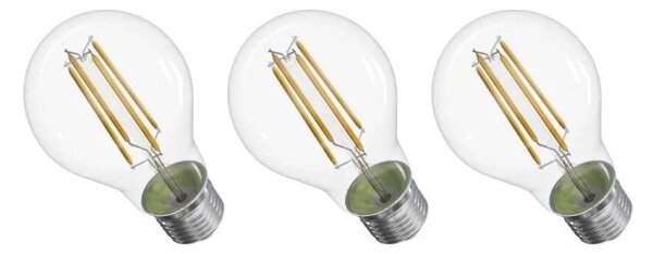 KIT 3x LED glödlampa FILAMENT A60 E27/3,8W/230V 4000K Energiklass A