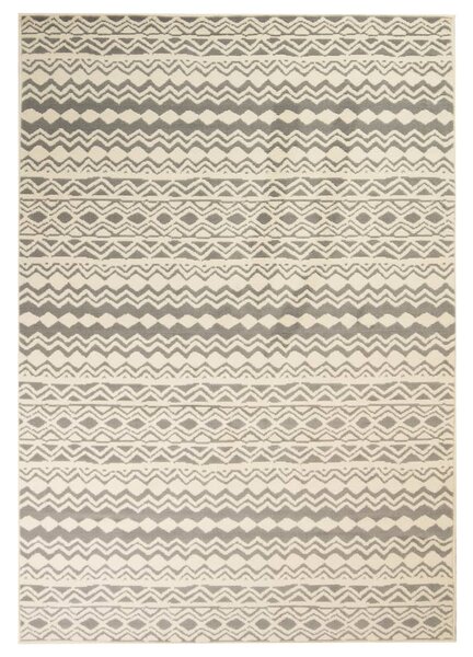Modern matta traditionell design 80x150 cm beige/grå