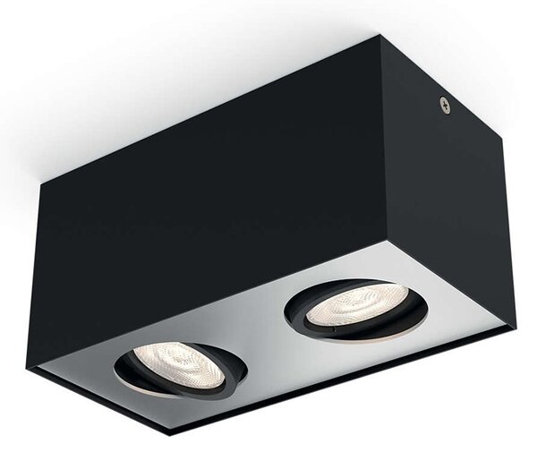 Philips 50492/30/P0-LED ljusreglerad spotlight MYLIVING BOX 2xLED/4,5W/230V