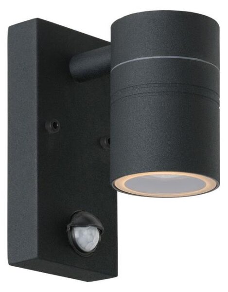 Lucide 14866/05/30 - LED belysning med sensor för utomhusbruk ARNE-LED 1xGU10/5W/230V