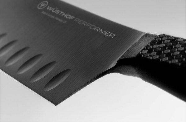 Wüsthof - Kökskniv santoku PERFORMER 17 cm svart