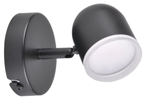 LED vägg spotlight RAWI LED/4,2W/230V svart