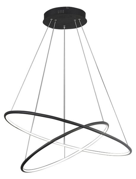 LED Ljuskrona med snöre ORION 2xLED/53W/230V
