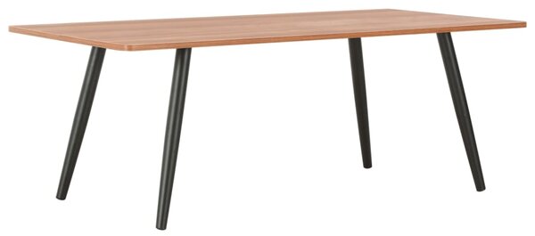 Soffbord svart och brun 120x60x46 cm