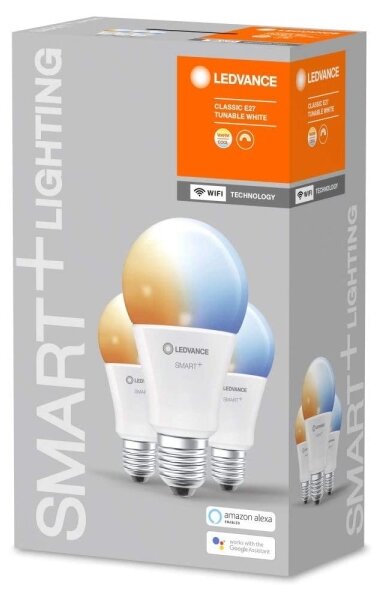 SET 3x Dimbara LED-lampor SMART+ E27/14W/230V 2,700K-6,500K - Ledvance