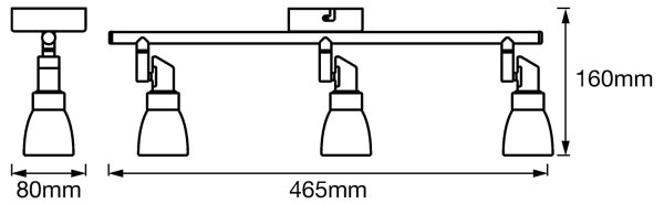 Ledvance - LED Spotlight SPOT 3xG9/2W/230V