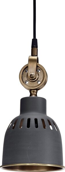 Cleveland Taklampa / Fönsterlampa 14 cm - Jako grå / Mässing