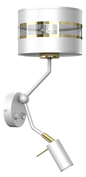 Vägglampa ULTIMO 1xE27/40W/230V + 1xGU10/MR11/7W vit