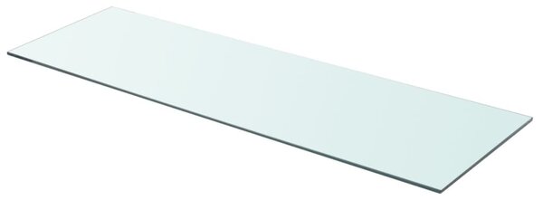 Hyllplan glas genomskinlig 90x30 cm