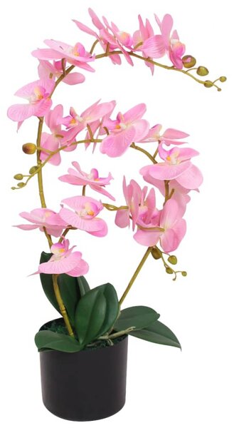 Konstväxt Orkidé med kruka 65 cm rosa