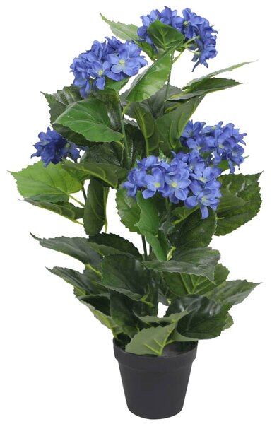 Konstväxt Hortensia med kruka 60 cm blå