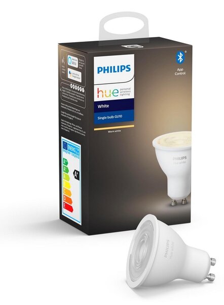Dimbar LED-lampa Philips Hue Vit GU10/5.2W/230V 2700K