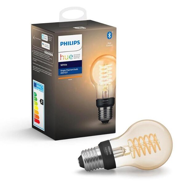 Dimbar LED-lampa Philips Hue Vit FILAMENT A60 E27/7W/230V 2100K
