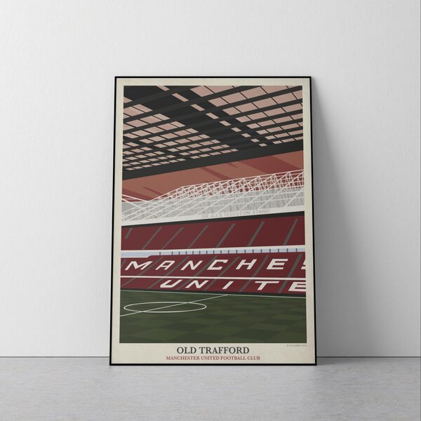 Old Trafford - Iconic Turfs poster - 40x50