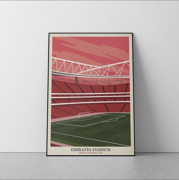 Emirates Stadium - Iconic Turfs poster - 30x40