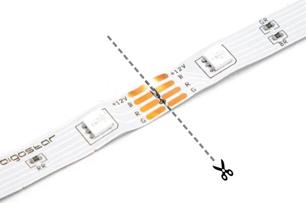 Aigostar - LED list 2m LED/4,9W/5V 2700K IP65 svart