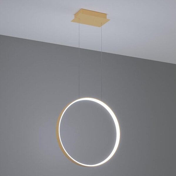 Thoro TH.221 - LED ljuskrona med upphängningsrem RIO LED/30W/230V CRI95 4000K diameter 55 cm gyllene