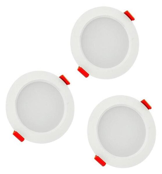 SET 3xLED Badrum Hängande Takbelysning MIRO LED/6W/230V IP44