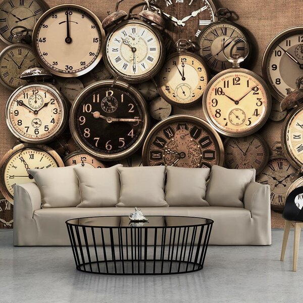 Fototapet - Old Clocks - 100x70
