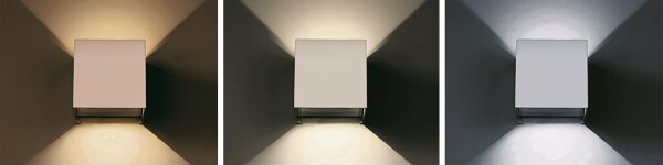 Solight WO801-W - LED vägglampa för utomhusbruk PARMA LED/6W/230V IP54 vit