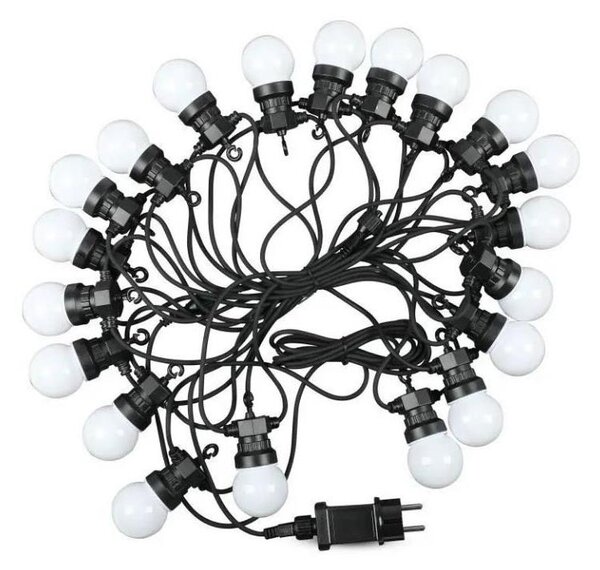 LED Utomhusslinga STRING 10m 20xLED/0,5W/24/230V 3000K IP44