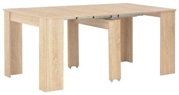 Utdragbart matbord sonoma-ek 175x90x75 cm