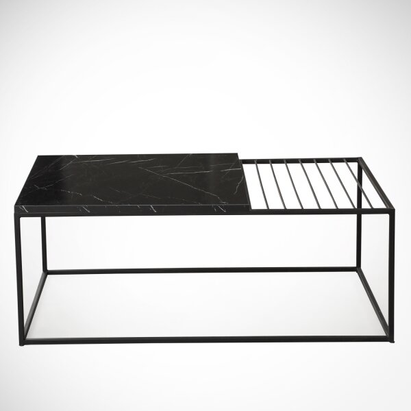 Soffbord ZINUS 43x95 cm svart