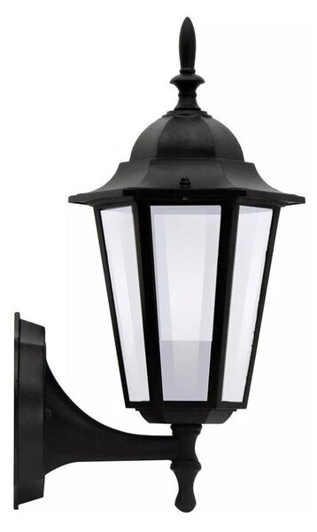 Vägglampa för utomhusbruk 1xE27/20W/230V IP43 svart