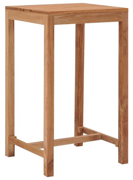Ståbord för utomhusbruk 60x60x105 cm massivt teakträ