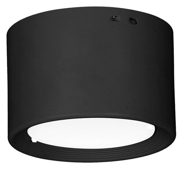 LED taklampa LED/6W/230V svart diameter 8 cm