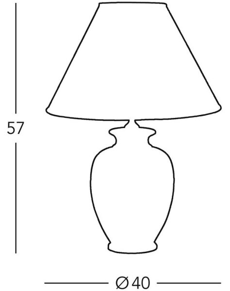 Kolarz 0014.74.3 - Bordslampa GIARDINO 1xE27/100W/230V