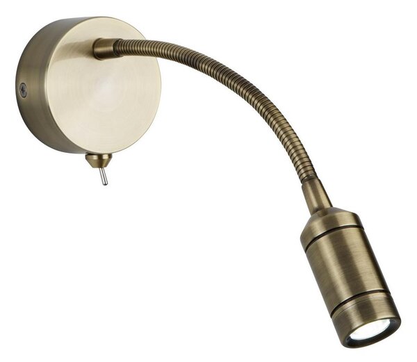 Searchlight 2256AB - LED Flexibel liten lampa ADJU LED/1W/230V