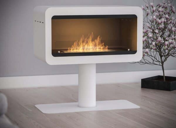 InFire - BIO fireplace 82,5x78 cm 3kW vit