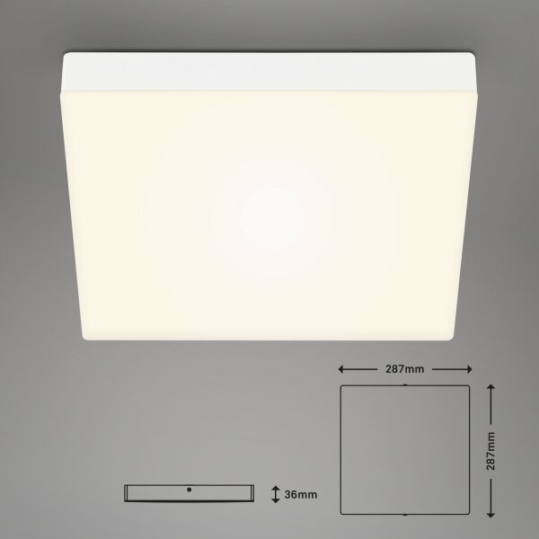 Briloner 7071016 - LED taklampa FLAME LED/21W/230V vit