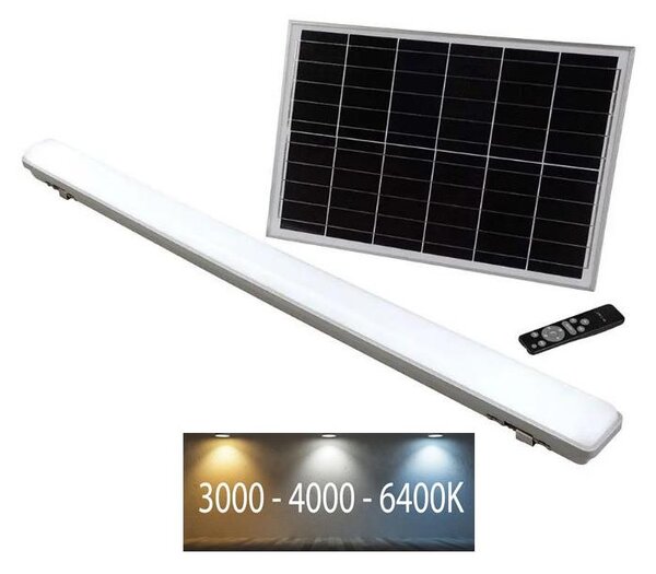LED Solar heavy-duty belysning med sensor LED/25W/230V IP65 + +Fjärrkontrol