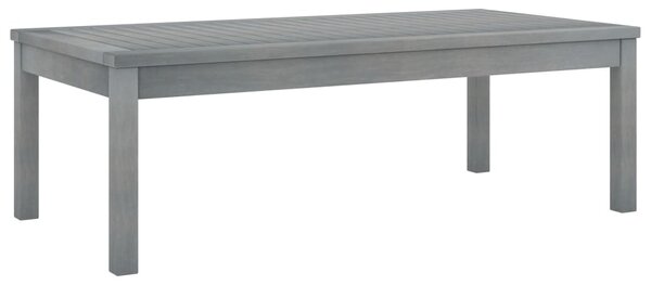 Soffbord 100x50x33 cm grått massivt akaciaträ