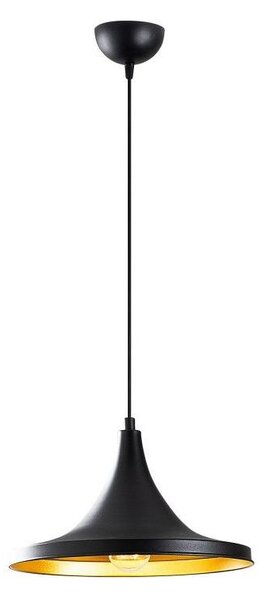 Ljuskrona med upphängningsrem BERCESTE 1xE27/40W/230V svart